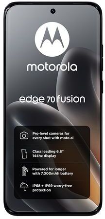 Motorola Edge 70 Fusion 5G 8GB RAM 256GB - Black