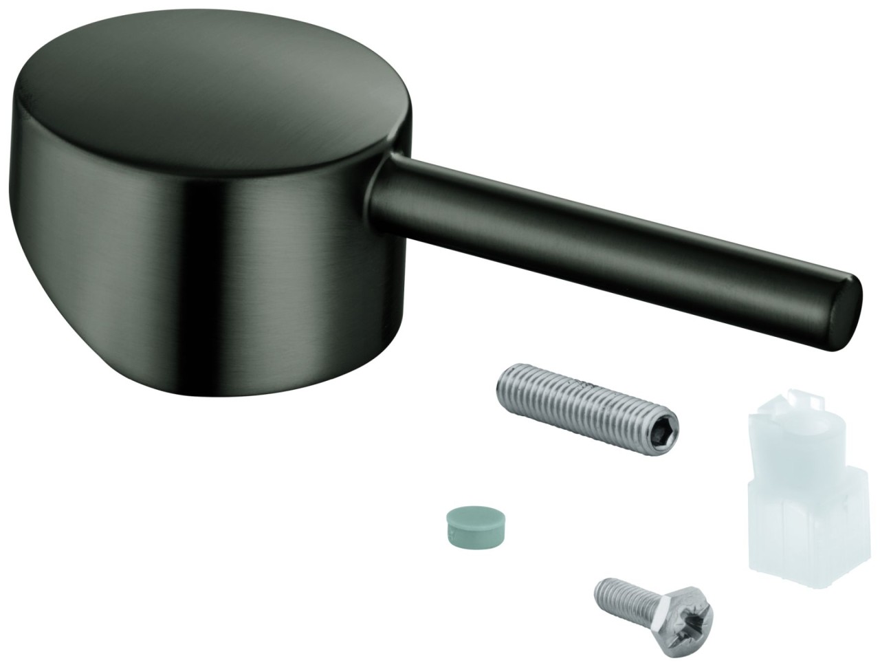 Grohe Hebel 46015 für Minta Spültischbatt. hard graphite gebürstet, 46015AL0 46015AL0