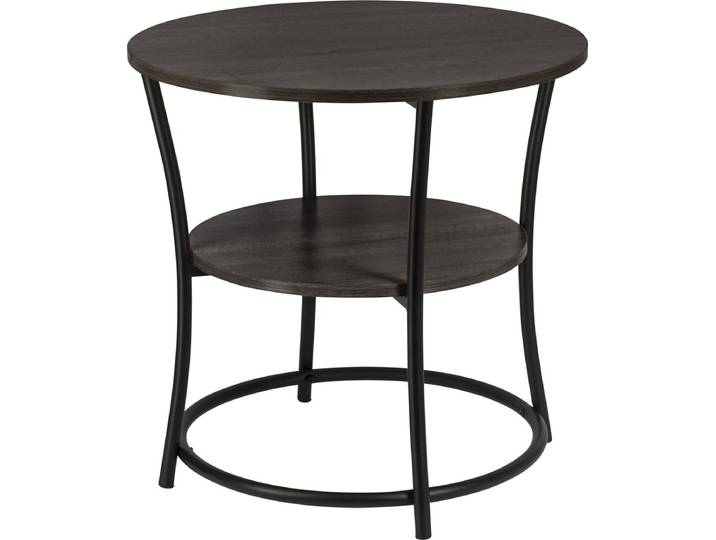 ERRO Bijzettafel Rond - Ø55 x H55cm - zwart