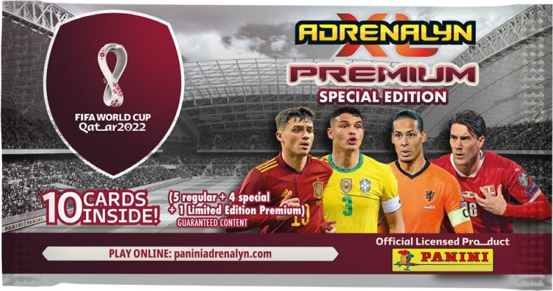 Panini FIFA Wereldbeker Adrenalyn XL 2022 - 1 Premium Special Edition Booster