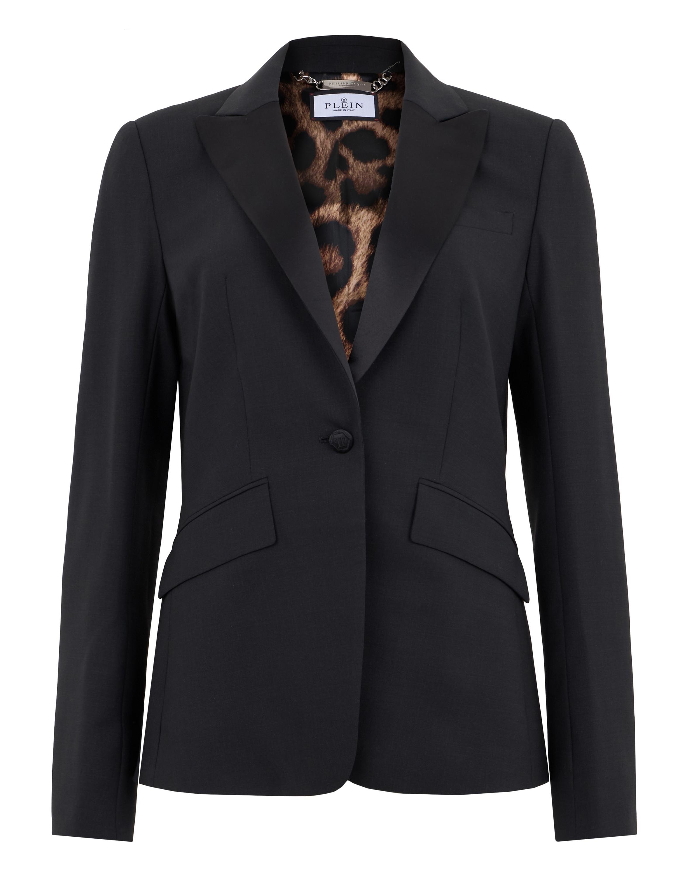 Single Breasted Fit Blazer Skull
