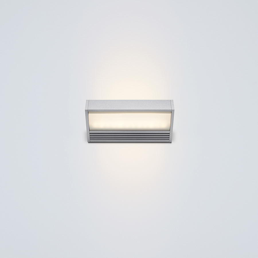 Serien Lighting LED-Wandleuchte SML² 15cm silber 2700K satinée/Raster SM1326 4260331395404