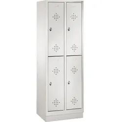 C+P Doppelspind 832020S10000 auf Sockel 4Fächer lgr/lgr