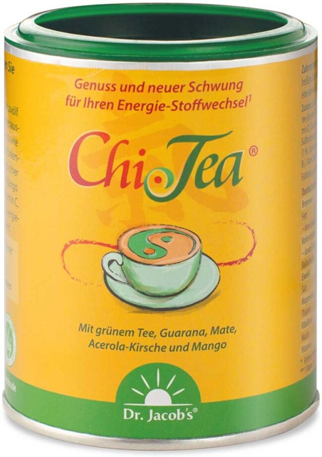 Dr. Jacob's Chi-Tea Wellness Tee Guarana grüner Tee Akazienfaser Acerola