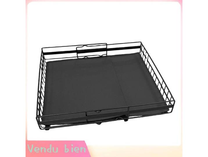 Garosa Organisateur d'armoire coulissant Organisateur d'armoire extractible tiroir coulissant extensible avec 3 art cuisine Grand