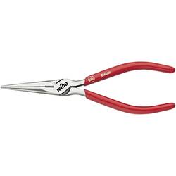 Wiha 10349 Elektrotechnik und Feinwerktechnik Flachrundzange Gerade Werkzeugstahl 160 mm
