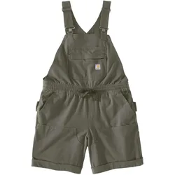 Carhartt, Arbeitshose, Robuster Flex Shortall in der Farbe Dusty Olive (L)