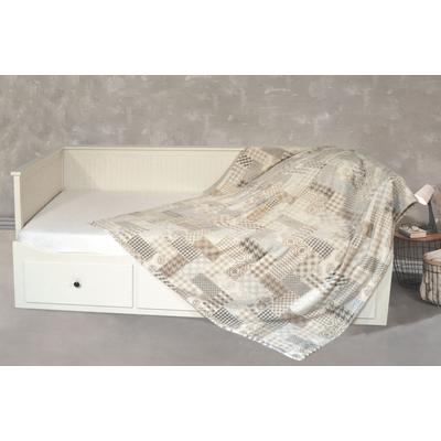 Wohndecke KINZLER "Kaschmirtouch", bunt, B:150cm L:200cm, Polyester, Wohndecken, Wohndecke, elegantes Allover-Design, Kuscheldecke, bedruckt, 150x200 cm