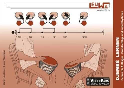 Martin Leuchtner - Djembé lernen: Schule für Anfänger - Grundschläge und erste Rhythmen - Preis vom 19.10.2026 19:33:35 h