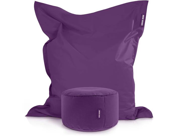 Square Riesensitzsack mit Pouf Stay - Lila