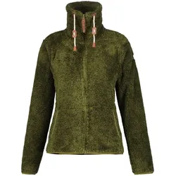 ICEPEAK Colony S8 Midlayer flauschige Fleecejacke Damen 571 - olive L