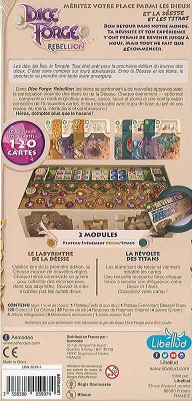 Libellud Extension Dice Forge - Rébellion