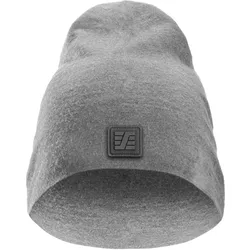 Beanie "9009" aus Merinowolle - grau-meliert