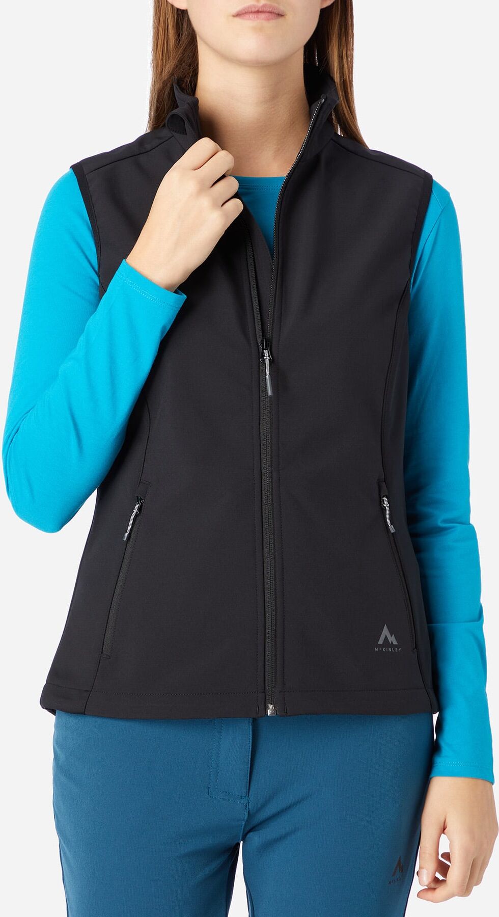 mckinley Lusaka W - Gilet - Donna - Nero 50