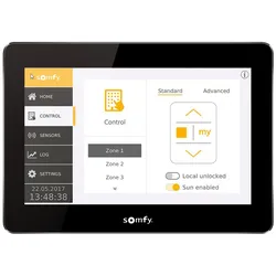 Somfy 1860255 Sonnenschutzzentrale für 8 Zonen - Somfy TouchBuco IB+