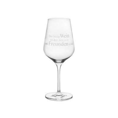 Räder Weinglas 'Der Beste Wein ist der…', D: 8,5cm