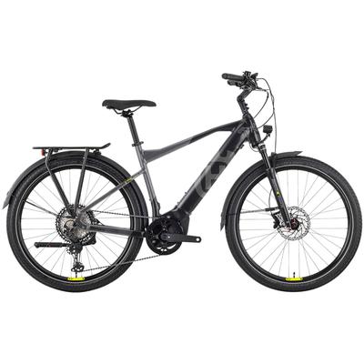 E-Bike HUSQVARNA E-BICYCLES "E-Trekkingbike Pather 2 Herren" Gr. 50, schwarz (schwarz, grau matt, schwarz), Elektrofahrräder, 50cm, 27,5 Zoll (69,85cm), Pedelec, Elektrofahrrad für Herren