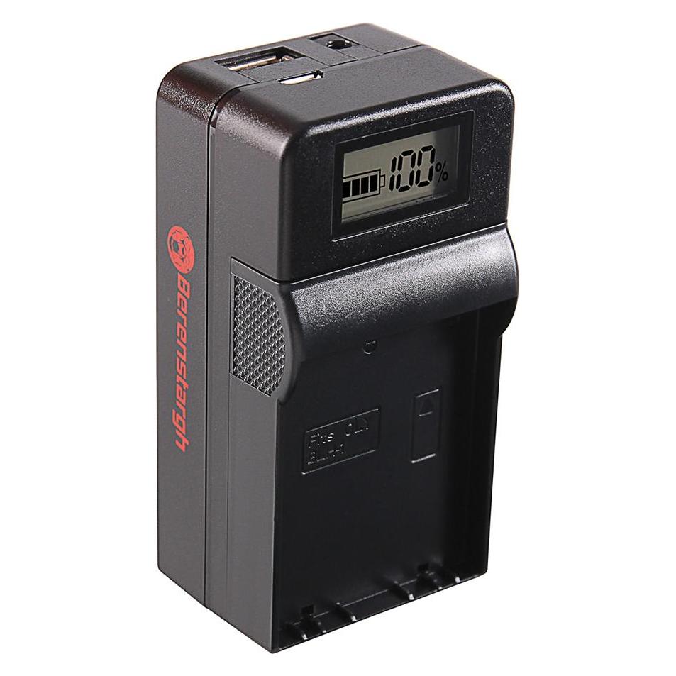 Berenstargh Synchron USB Ladegerät f. Olympus BLH-1 OM-D EM-1 Mark 2 EM-1 Mark II BLH-1 OM-D (Kamera Akku Ladegerät) (61064056)