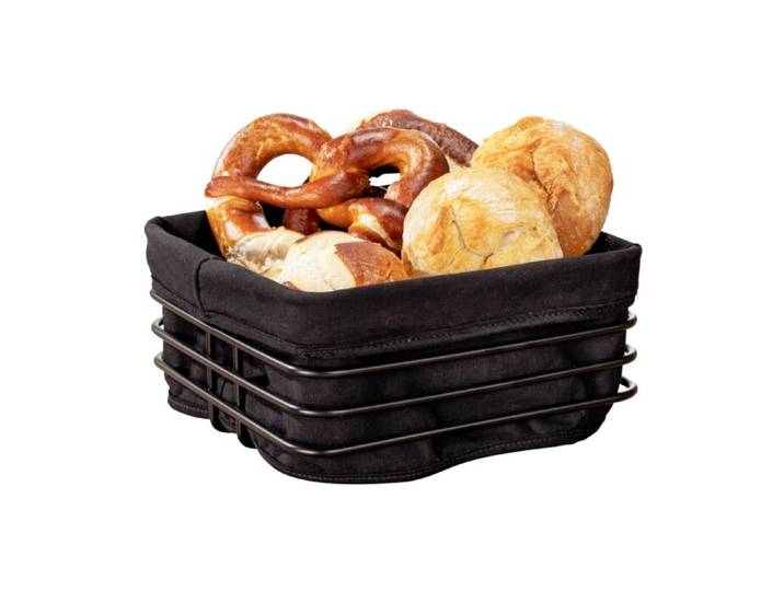 Brotkorb Premium Square mit Baumwolleinlage