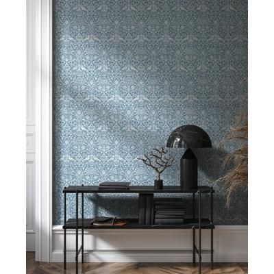 Vliestapete MARBURG "Baroque Beauty", blau, B:0,53m L:10,05m, Vlies, Tapeten, moderne Vliestapete für Wohnzimmer Schlafzimmer Küche