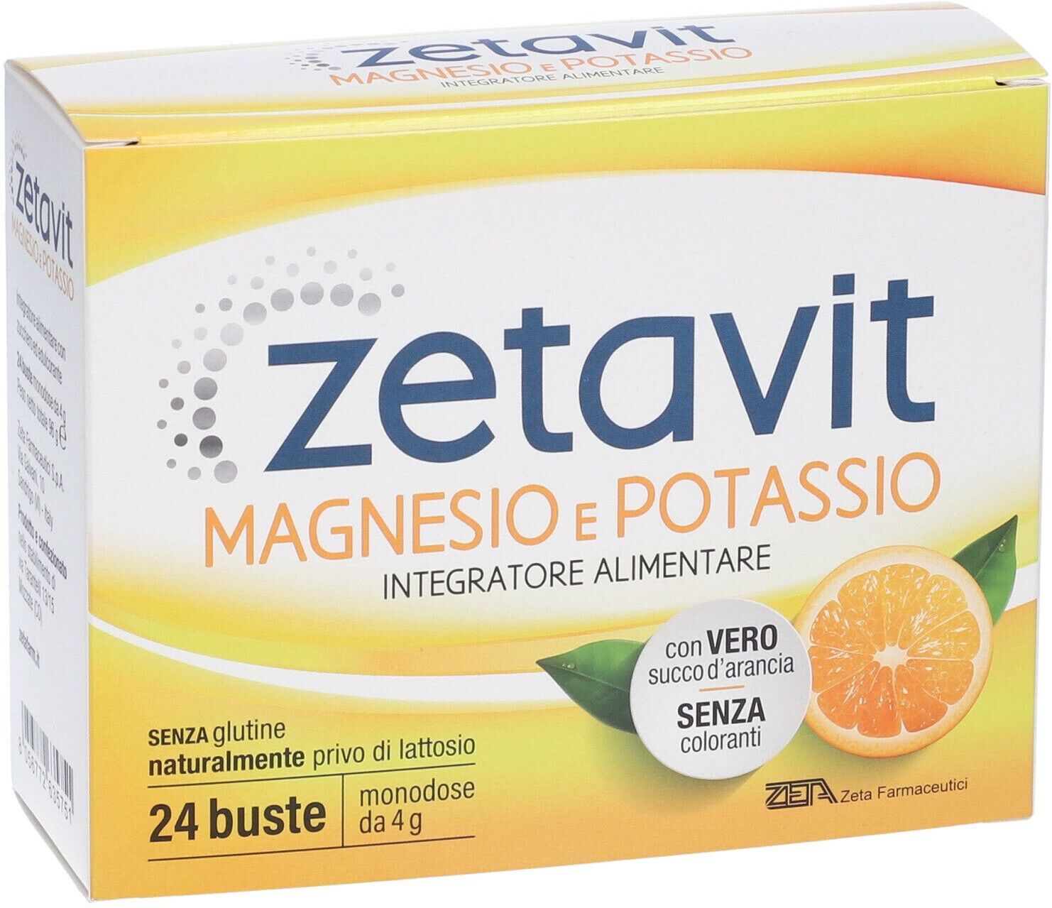 ZETA FARMACEUTICI SpA Zeta Farmaceutici, Zetavit Magnesio e Potassio, 24 Buste