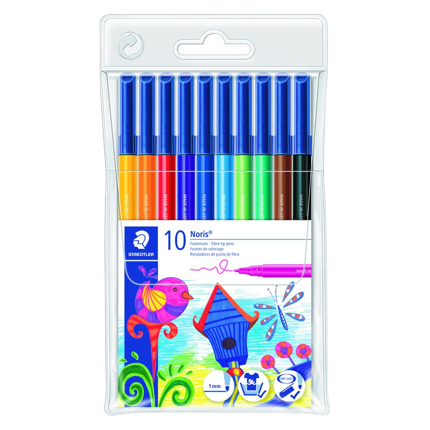 Staedtler Fasermaler Noris 10ST WP-Etui (10x) (326 WP10)