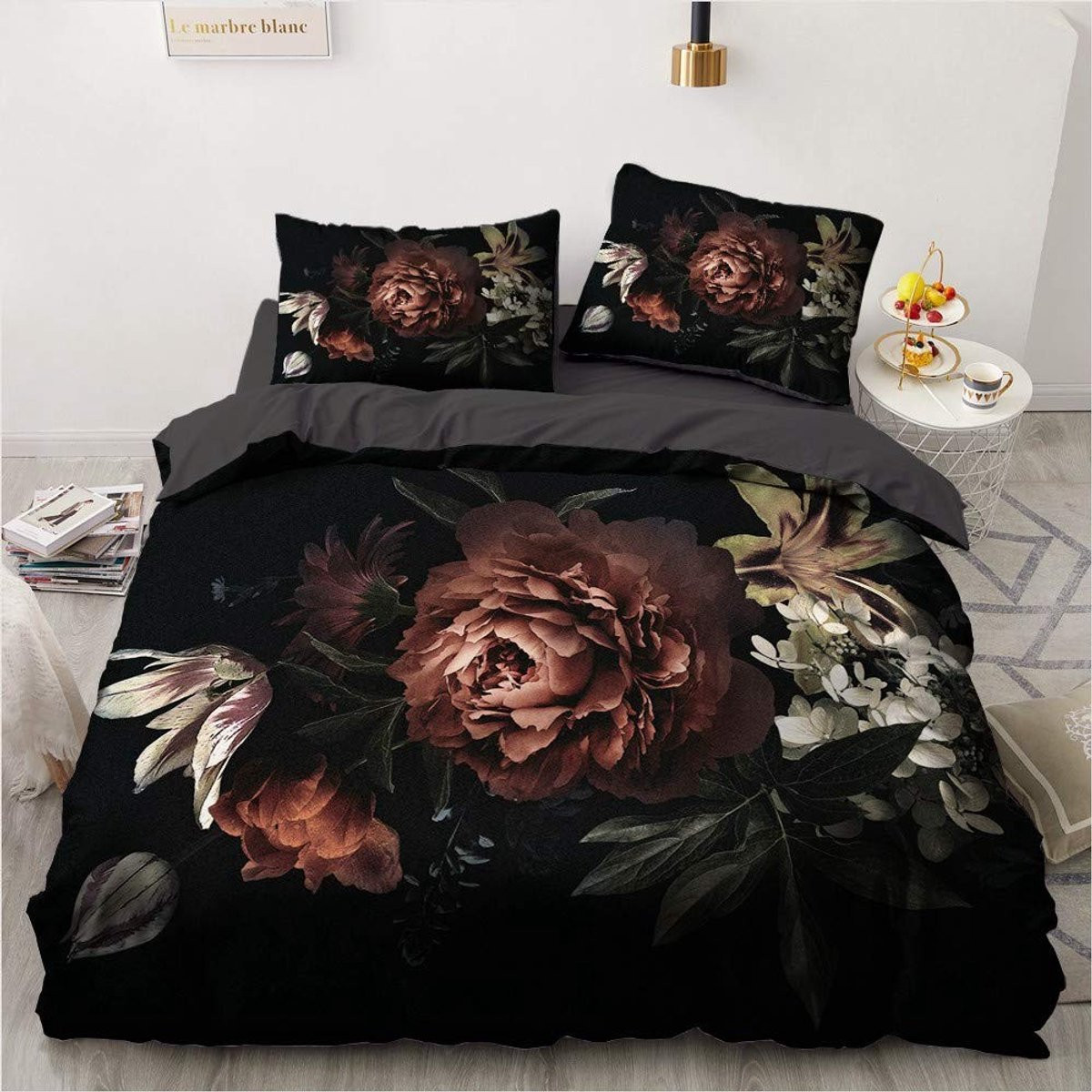 Omgoods Microfiber Beddegoedset met 2 Kussenslopen