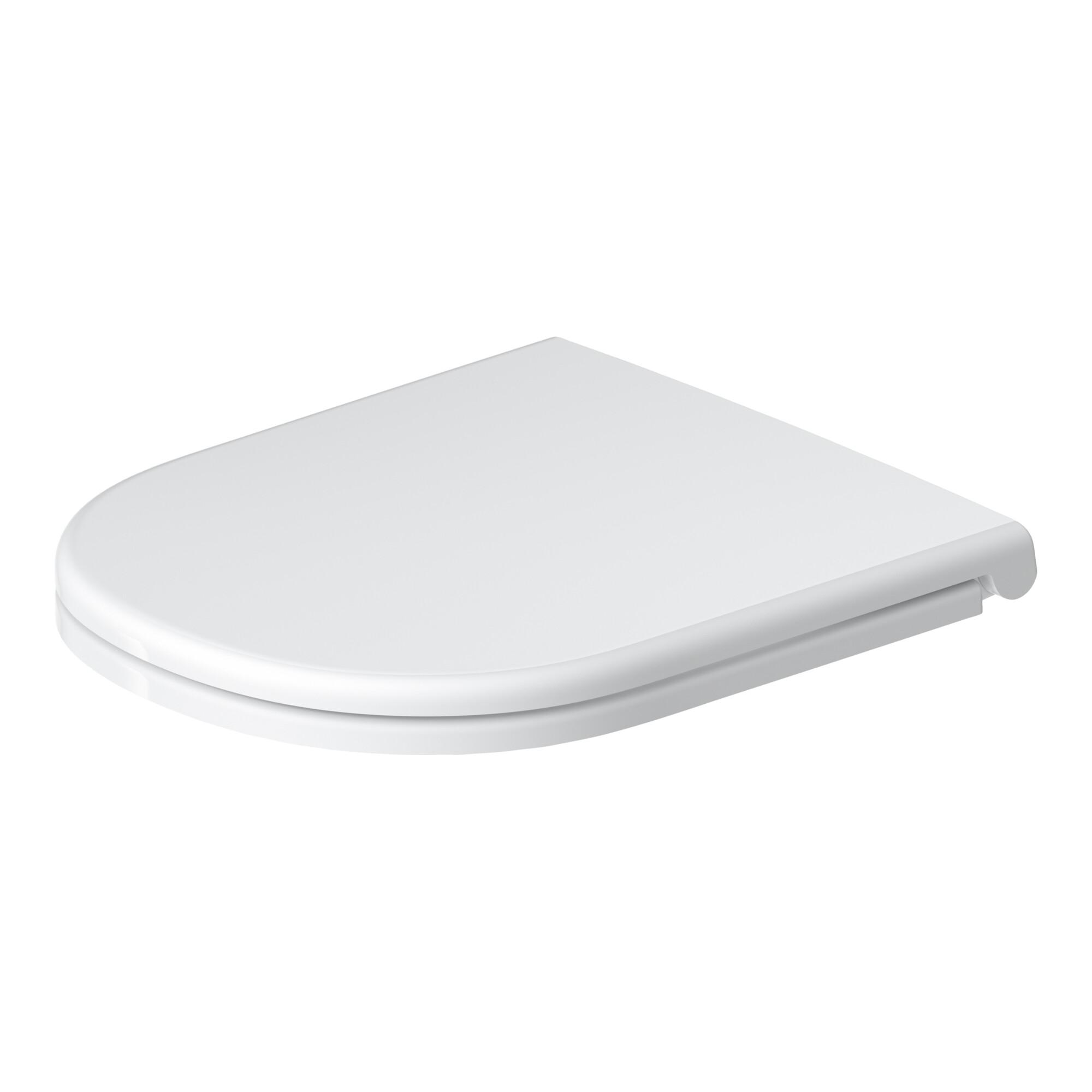 Duravit WC-Sitz D-Code mit Absenkautomatik, abnehmbar, weiß (0028190000)