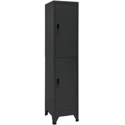 vidaXL Schließfachschrank Anthrazit 38x45x180 cm Stahl