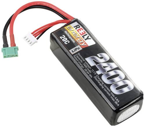 Reely Modellbau-Akkupack (LiPo) 11.1V 2400 mAh Zellen-Zahl: 3 20 C Softcase MPX