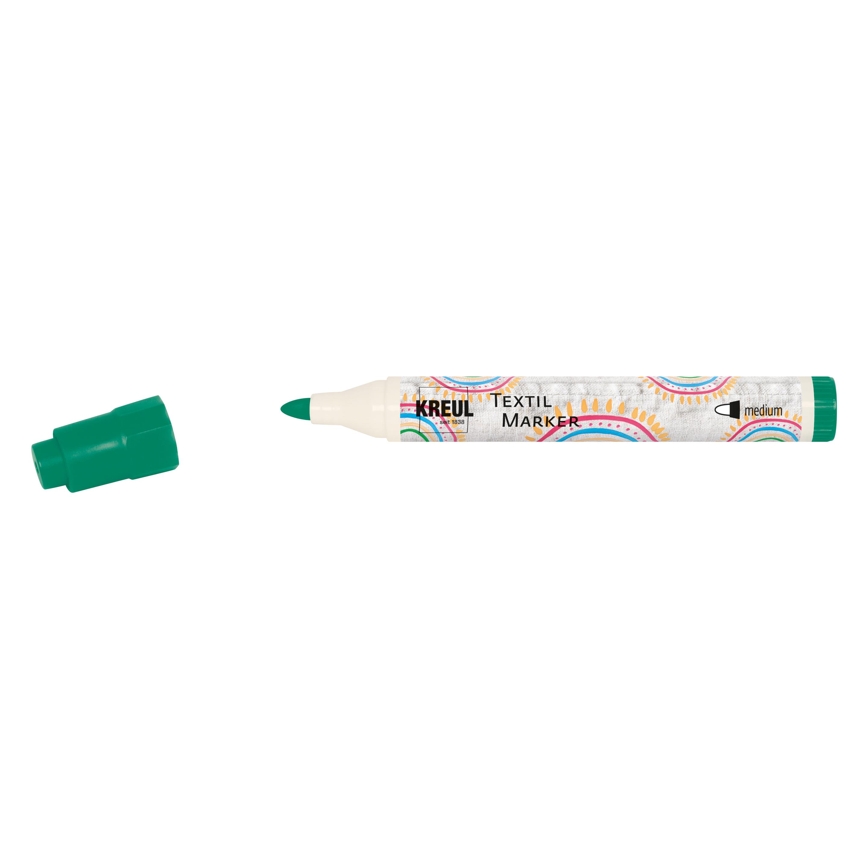Kreul Textilmarker JAVANA "texi m"x medium", grau (1x) (90770)
