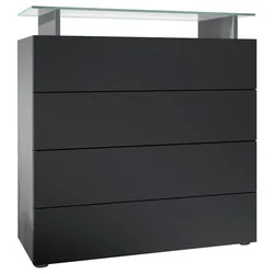 KOMMODE Pavos Schwarz matt
