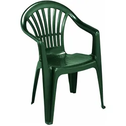 Mojawo, Gartentisch + Balkontisch, Sitzgarnitur Balkonmöbel Gartengarnitur 3-teilig Kunststoff Grün (70 x 72 cm)
