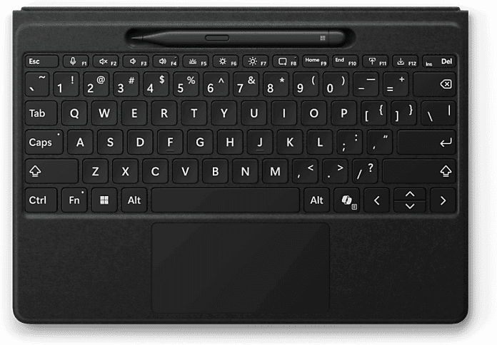 Teclado - Microsoft Surface Pro Flex con Slim Pen, Negro