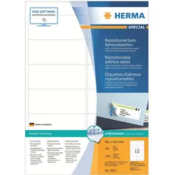 Herma, Etiketten, Ablösbare Etiketten A4