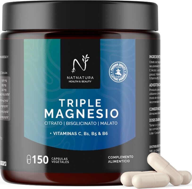 Natnatura Triple Magnesio 150 cápsulas