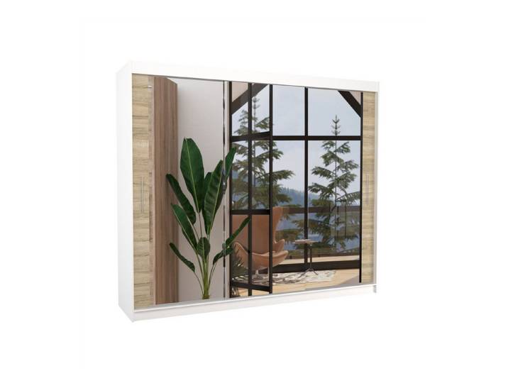 Fun Möbel Schiebetürenschrank Schrank SHINE 250 x 215 x 58 cm