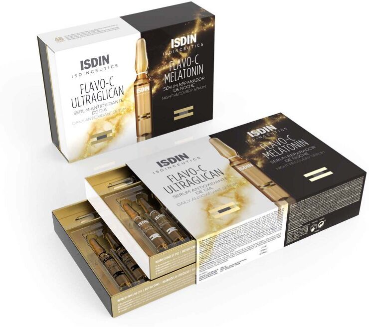 Isdin  Isdinceutics Flavo-C Ultraglican Day&Night Serum