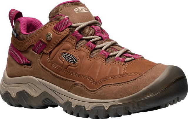 KEEN Low Trekkingschuhe für Wanderungen, Nubuk, US 11, Eco Anti-Odor, gepolsterte Zunge