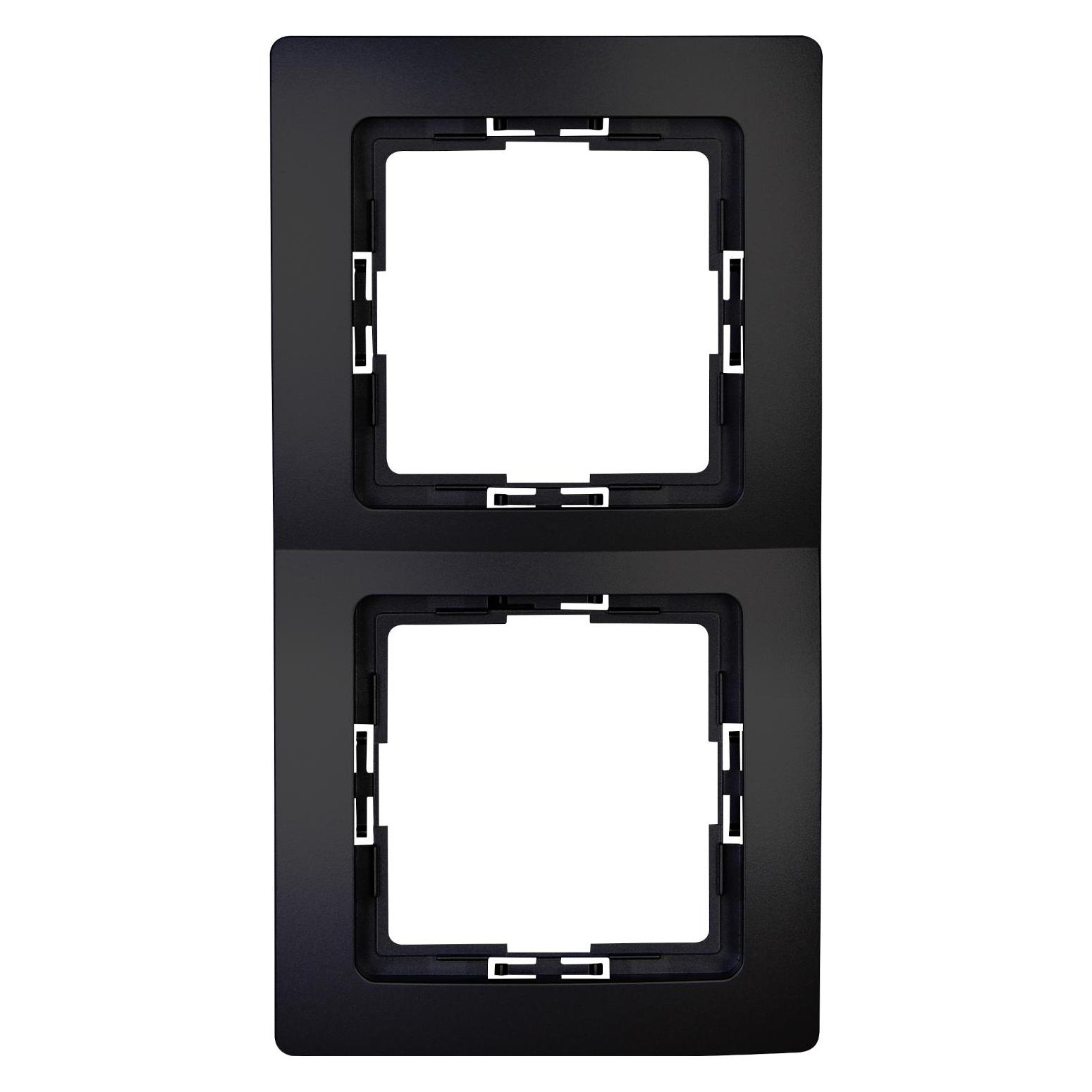Kopp Rahmen Abdeckung Paris Schwarz (matt) 308550069 (308550069)