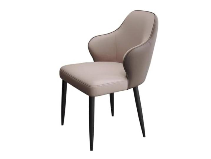 Xumh2024-3 Küchenstuhl Esszimmerstühle im modernen Design mit Rückenlehne/Armlehne, gepolsterte Lounge-/Freizeit-/Wohnzimmer-/Empfangssessel(Grigio)