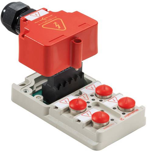 Weidmüller SAI-4-M-MVV-M12 S-COD 1542580000 Sensor/Aktorbox passiv M12-Verteiler mit Metallgewinde, geschirmt 1St.