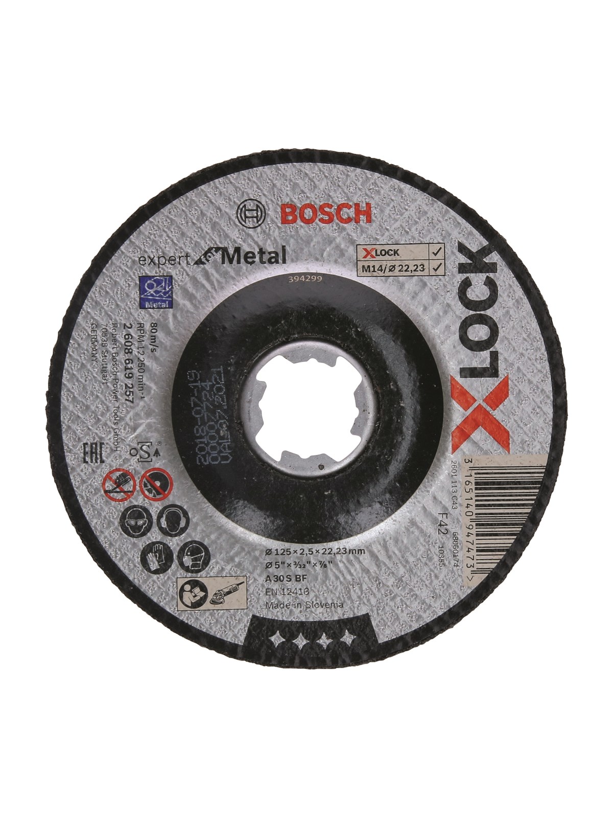 Bosch SKÆRESKIVE XL EFM FORKRØP 125X22.2X2.5MM