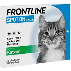 Frontline Spot On gegen Zecken und Flöhe bei Katzen