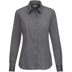 Seidensticker Damen Popeline Bluse langarm 080604 anthracite 46