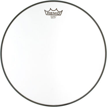 Remo "13" Diplomat Snare Reso Head" transparent