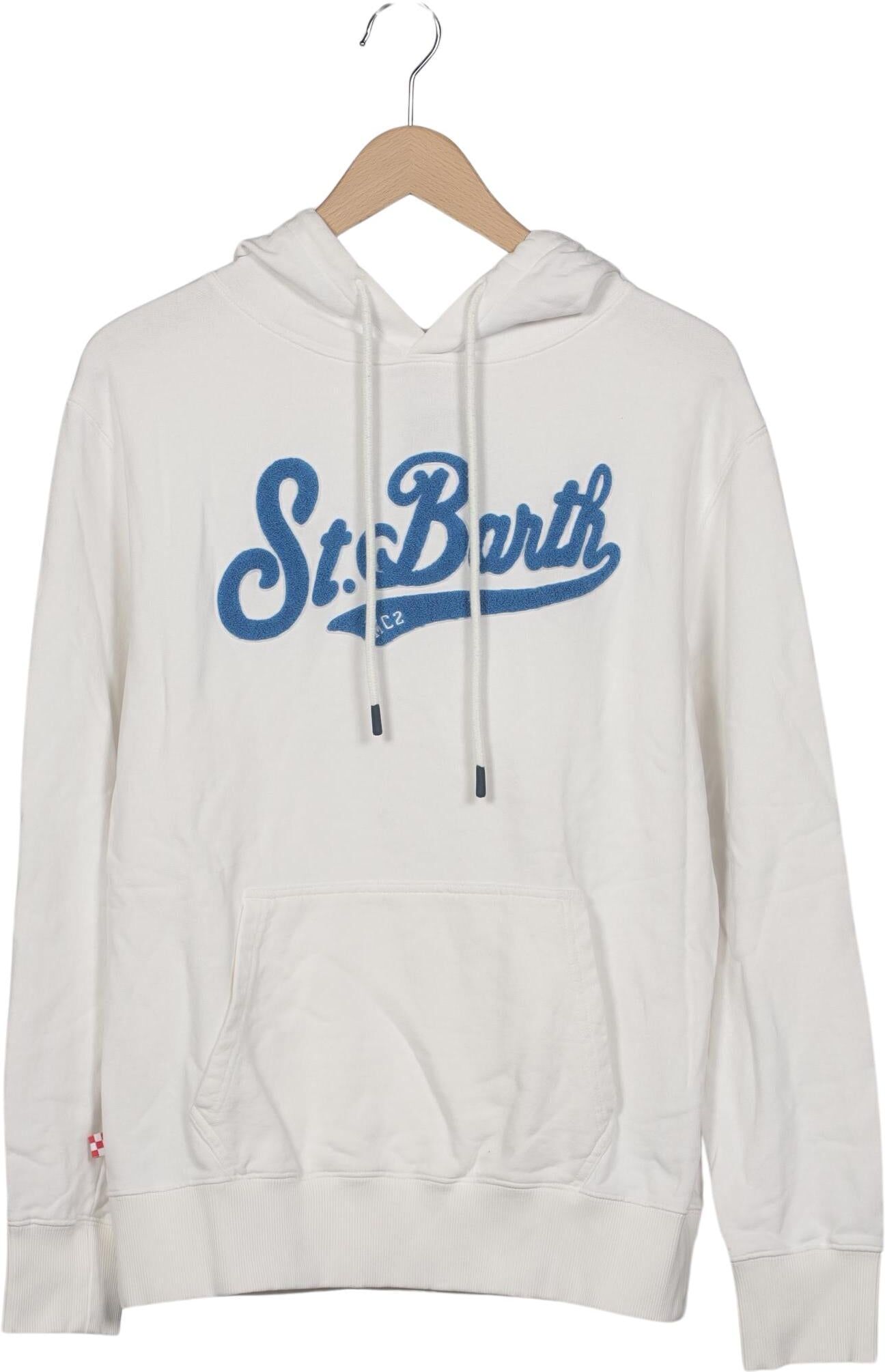MC2 Saint Barth Herren Kapuzenpullover, Weiß, Gr. M, Baumwolle - Second Hand