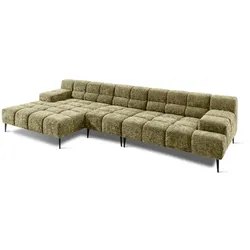 designwerk Ecksofa Liam Stoff Bronzo