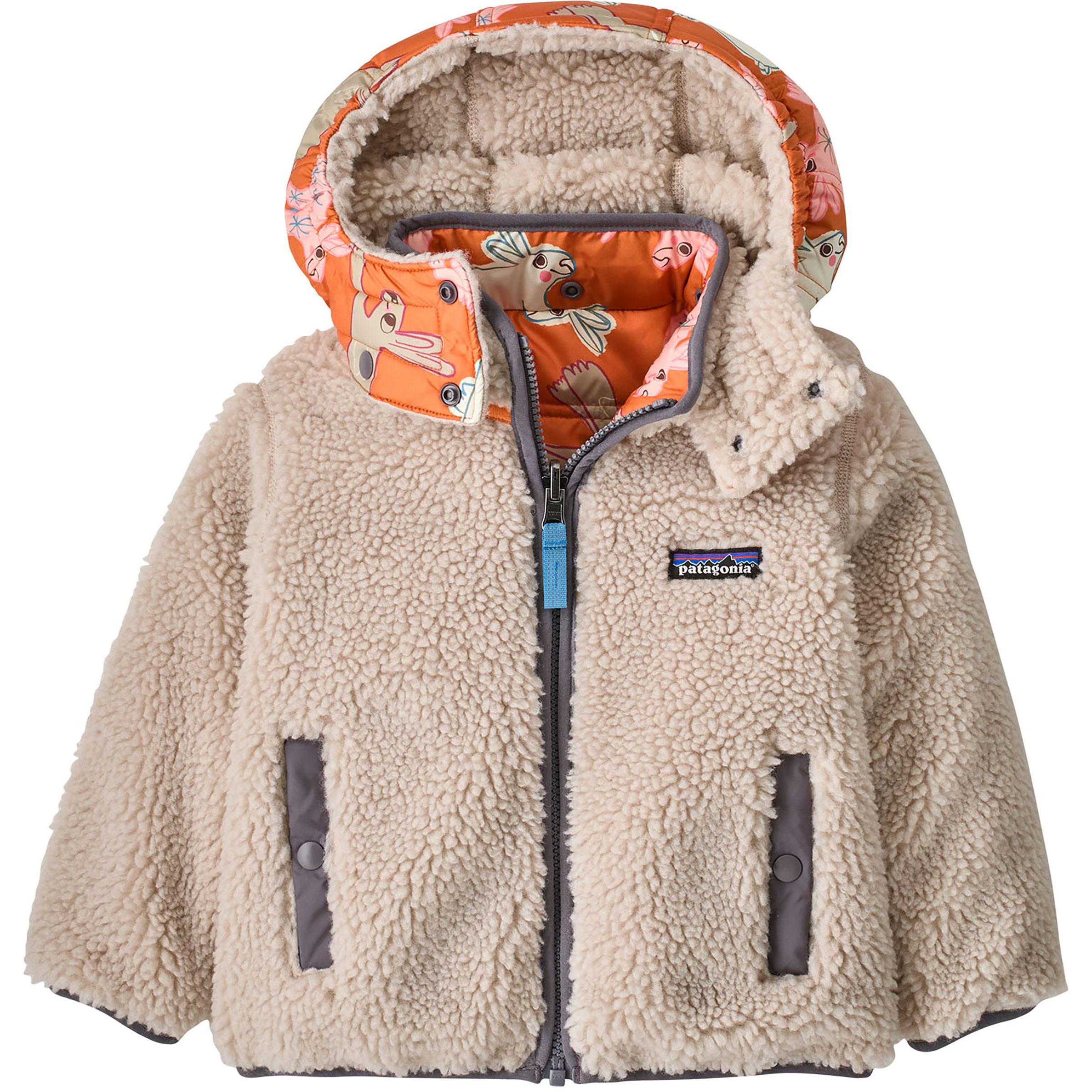 Patagonia Baby Reversible Tribbles Kinder Isolationsjacke orange Größe 84 Lifestyle Windabweisend Wasserabweisend