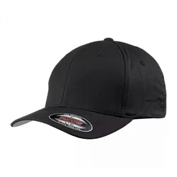 Flexfit Wooly Combed Cap Baseballkappe schwarz - S/M